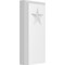 Ekena Millwork Standard Foster Star Plinth Block With Beveled Edge, 2 1/2"W x 5"H x 3/4"P PBP025X050X075FOS07 - alternate 1